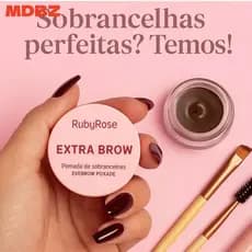 Pomada para Sobrancelhas Ruby Rose - Pigmentação e Textura Uniforme HB-E2502