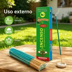 Incenso Repelente de Mosquitos Artemísia – Kit com Múltiplas Varetas para Varanda, Quintal e Jardim RL9901