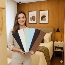 Kit até 100 Placas Painel de Parede em MDF Autocolante  Envio Imediato - Premiun Casa Decoração Luxo