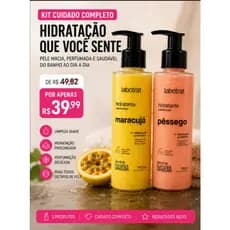 KIT HIDRATANTES LABOTRAT MARACUJÁ + PÊSSEGO – 190ML CADA