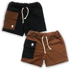 KIT 2 Shorts Cargo infantil menino Elástico