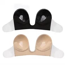 Sutiã De silicone Respirável Autoadesivo push-up Invisível Sem Alças Costas
