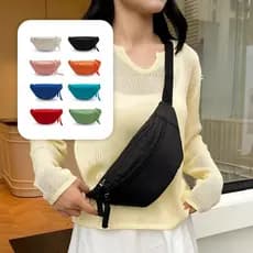 Pochete Crossbody Unissex Impermeável Compacta Leve e Funcional Perfeita para o Dia a Dia e Viagens
