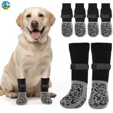 Meias antiderrapantes para cachorro – Não escorrega! Ideal para cães pequenos, médios e grandes, uso o ano todo