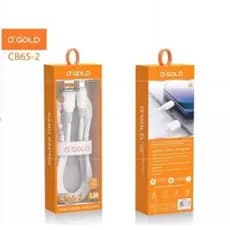 Cabo USB Carregamento Rápido A'Gold Para TIPO C e IOS  v8(CB65)