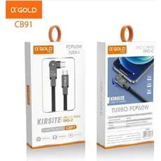 Cabo agold TIPO-C para TIPO-C/ IOS kirsite turbo 60W TURBO