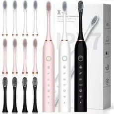 Escova de Dente Elétrica Cabeça Substituivel Sonic IPX7 - Promoção
