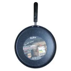 🍳Frigideira Panquequeira Tapioqueira Antiaderente Indução 26cm Cozinha Multifuncional Preta