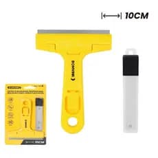 Raspador Multiuso Para Vidro Box Cerâmica Azulejo Com Lâminas Remove Cola Adesivo Tinta Profissional