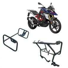 Protetor Carenagem Bmw G310gs 2018 A 2026 + Afastador de Alforge 2018 a 2026
