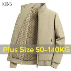 Jaqueta Formal Masculina Casual Solta de Cor Sólida Tamanho Plus 50-140KG UMEZ