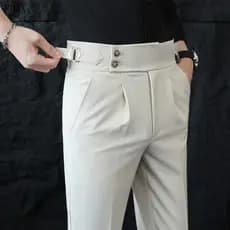 Calças Casuais Masculinas Versão Coreana Calças Masculinas Z0513 GLDS