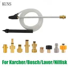 Kit de Jateamento de Areia para Lavadora de Alta Pressão, Bico Úmido Karcher Huter Interskol Lavor Parkside, Alta UMEZ