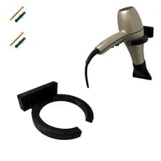 Suporte para Secador De Cabelo Universal de Parede Ideal para organizar o Ambiente Suporte Prático e Seguro feito em 3D