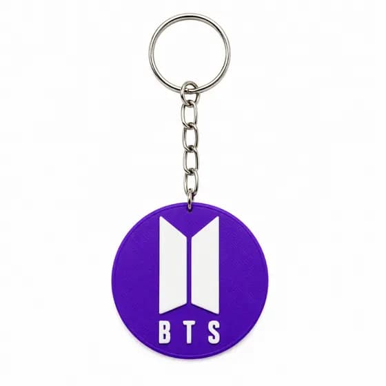 Chaveiro Abridor de Latas BTS Kpop Ideal para Army Protege as Unhas Compacto para levar na Mochila Chave Presente