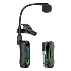 2.4G Saxofone Sem Fio Microfone Clip-on Instrumento Transmissor Receptor Para Chifre Francês/Trumbo/Trombo
