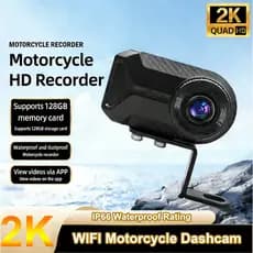 Gravador De Ciclismo Traço Cam 2K HD Bicicleta Motocicleta Esportes DV Ao Ar Livre Câmera De Ação À Prova Dwaterproof Ág