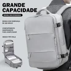 Mochila Impermeável Para laptop Empresarial Com Grande Capacidade E Carregamento USB , Adequada Escola Viagens