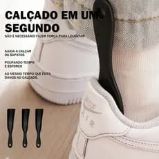 Calçadeira unissex, fácil de calçar e descalçar, durável, envio imediato
