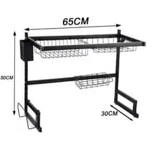 haosin Escorredor De Pratos Suspenso De 65 Cm , Bancada , Auto-Sustentável , Luxo , Prato De Cozinha
