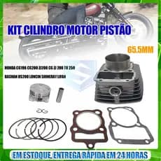 Kit Cilindro Motor 65.5MM Cilindro Pistão CC200 De Honda CG196 CG200 ZJ200 CG ZJ 200 to 250