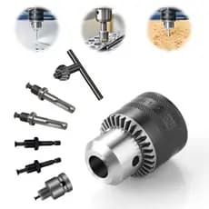 1/2 Polegada rosqueado 1.5-13mm Kit de chave de soquete + adaptador de impacto aço profissional de alta qualidade