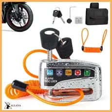 Cadeado Para Moto Alarme Sensor Anti Furto Reforçado Cadeado Com Alarme Sonoro Para Bicicleta Trava
