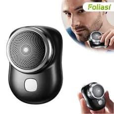 Altamente recomendado!Mini aparador de barba elétrico portátil, tipo C, desconto!