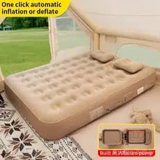 Novo Colchão de Ar com Bomba Integrada, Colchonete Autoinflável, Almofada para Tenda ao Ar Livre, Cama Inflável, Colchon