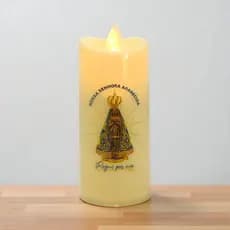 Vela Led Decorativa Nossa Senhora Aparecida Enfeite Decoração Igreja