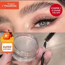 Pasta Para Sobrancelha de Brow Lamination Fixador de alta Fixação + Escovinha Modeladora