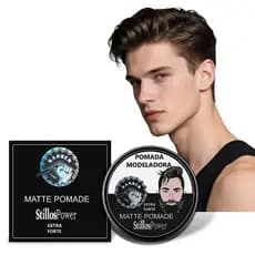 Pomada Modeladora Masculina Matte 100g Fixação Forte Efeito Natural Premium Cabelo