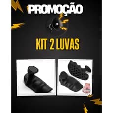 Luva Kit com dois pares de luvas academia cross fit Combo desconto promoção treino funcional