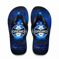 PROMOÇÃO RELÂMPAGO ⚡ Chinelo Grêmio Adulto Confortável Torcida Tricolor sandália