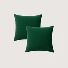 Kit 2 Capas de Almofadas Suede Lisa 50x50 - Conforto e elegância