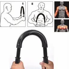 Barra Flexível Twist Power Treinamento Força Braço Torax