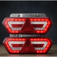 Par Lanterna Diamond 3 Guerra Led Carreta 12/24v S/ Conector