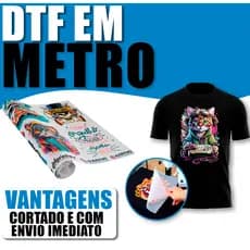 Impressão Dtf Qualidade  I3200 Estampas Qualidade 1 Metro x 58cm Roupas Moda Arquivo Pronto Pratico