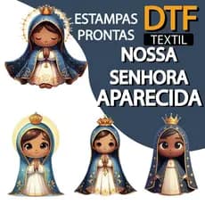 Estampas DTF Transfer Termocolante Imagem Téxtil Natal Folha A4 Presépio Noel Nossa Senhora