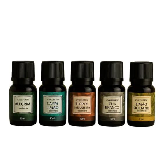 Kit 5 Essências Aromatizador Difusor Umidificador 10ml