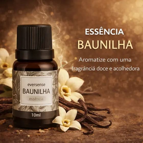 Essência Baunilha 10ml Aromatizador Difusor Umidificador Eversense