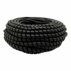 Protetor de Mangueira para Lavadora de Alta Pressão 1/4″ – Mola Espiral Preta de Proteção