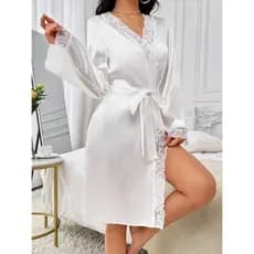 Robe Noiva Branco De Cetim