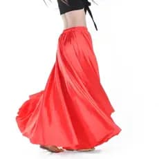 Dançarino saia de seda dança do ventre grande balanço saia de dança do ventre traje de dança do ventre traje de desempen