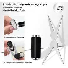 Imã para esmalte magnético olho de gato efeito francesinha vi