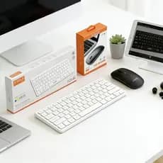 Teclado Sem Fio A'Gold TCD-05 + Mouse Sem Fio MS-03A - Bluetooth 5.0 para Notebook/PC/Tablet