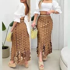 Saia de Tule adulta Evangelica de Renda de bola elegante com alta qualidade