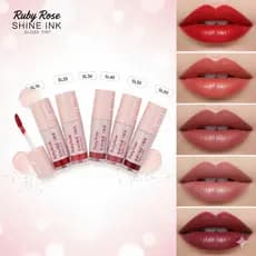 Pronta entrega Gloss Tint Ruby Rose Shine INK Linha Rosa HBL6600-Manteiga de Cacau Coco Melu