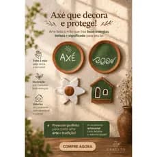 Kit Decorativo de Parede em Cerâmica Artesanal – 4 Peças