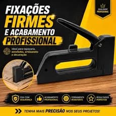 Grampeador para Tapeceiro 4mm a 8mm Manual Profissional Madeira Estofado AR0402